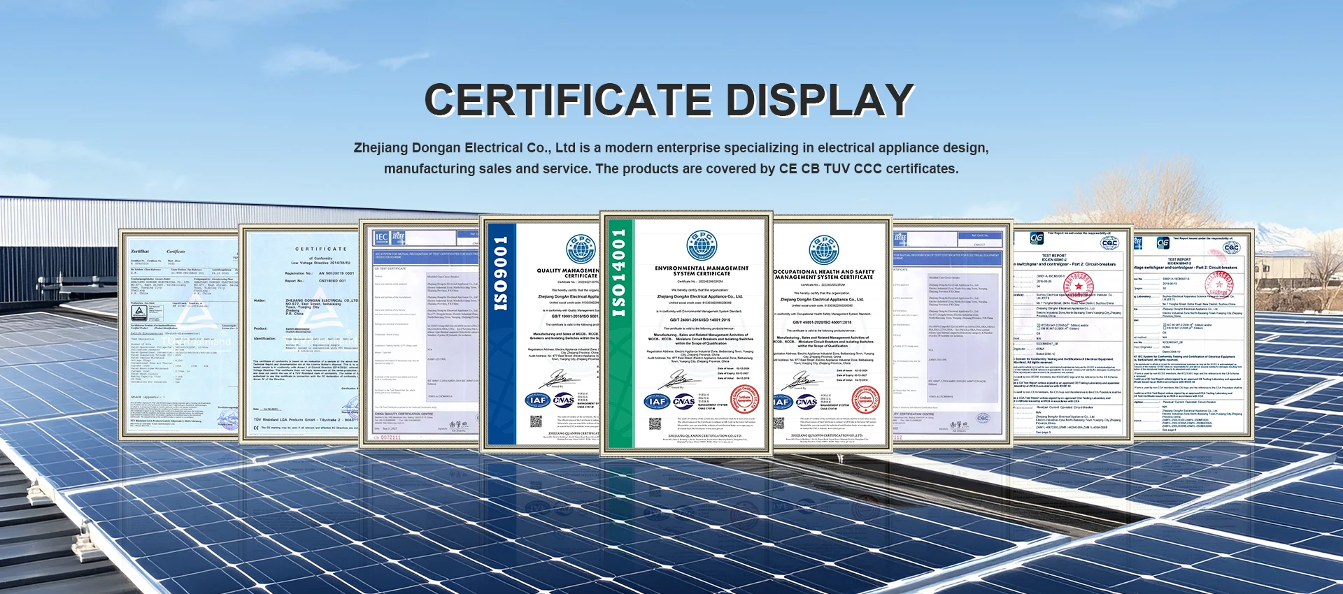 Proveedor de certificados de China