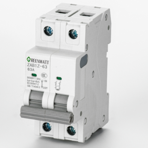 Disyuntor en miniatura 2P 500V 16A CC
