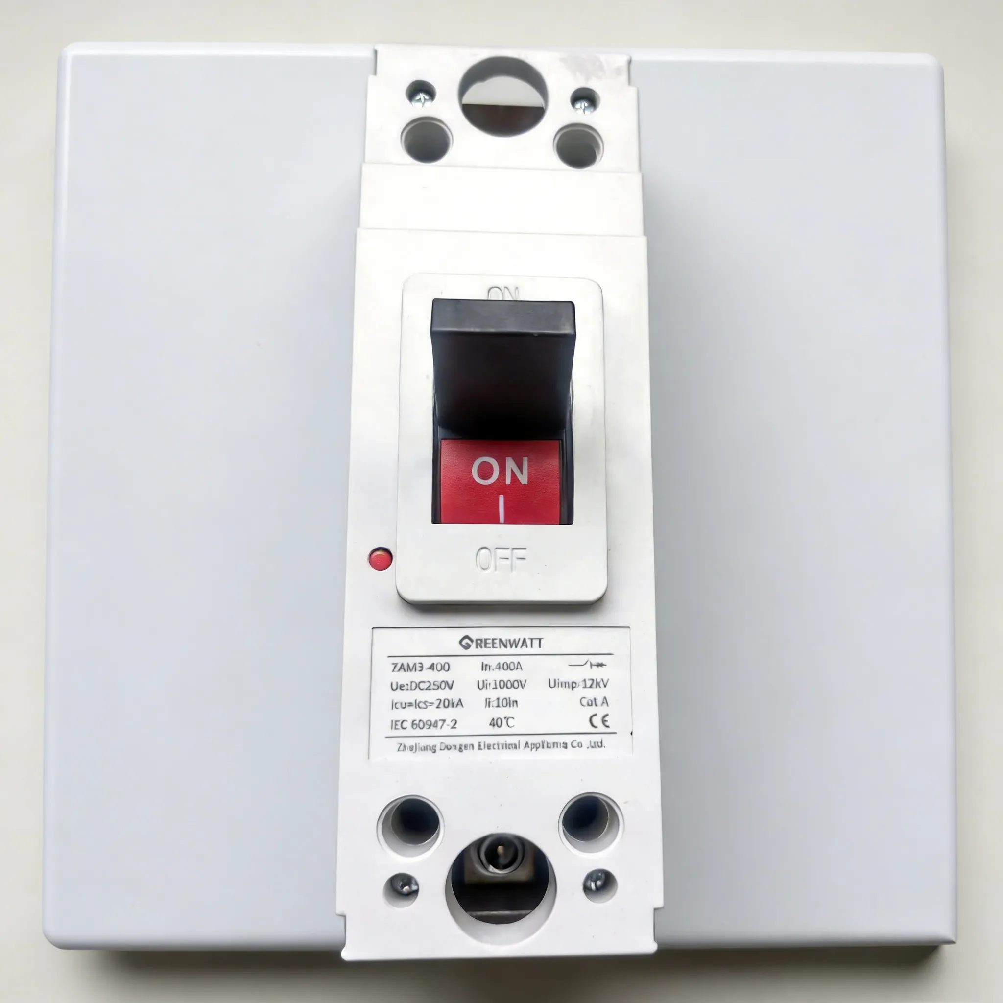 Disyuntor de caja moldeada DC250V 250A 1P